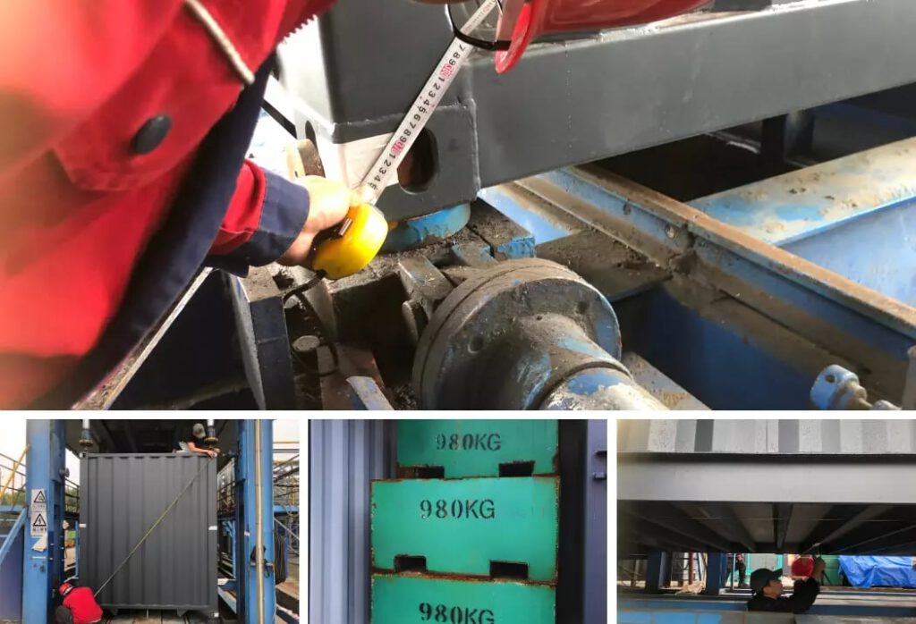 FOREMOST's precise CSC testing of self storage shipping container unit to ensure compliance and r...