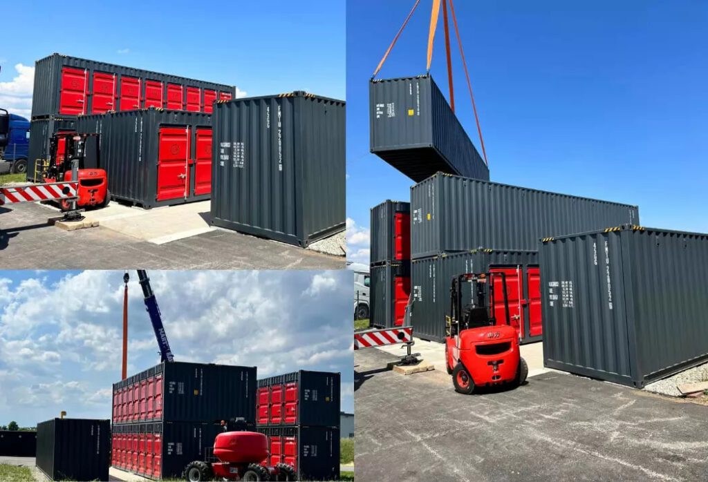 On-site assembly of FOREMOST's storage solutions demonstrating fast and efficient setup at the cl...
