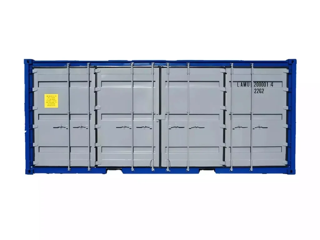 20ft open side storage container