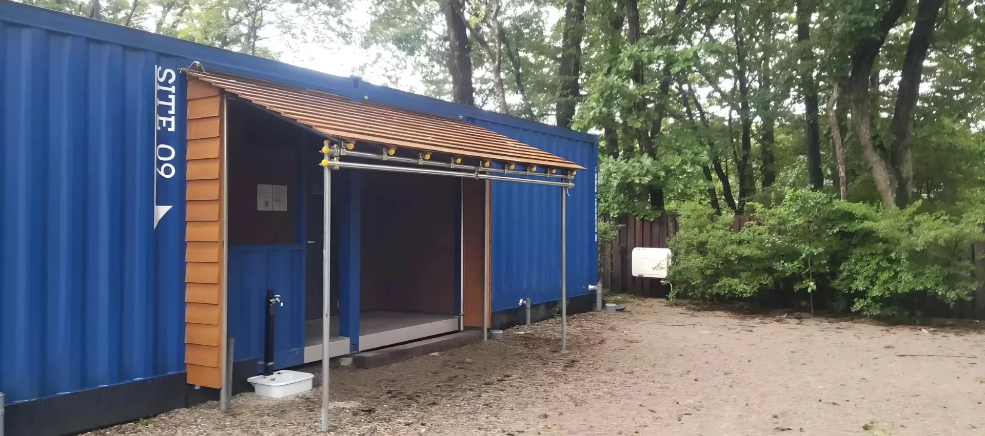 foremost container campsite dog friendly