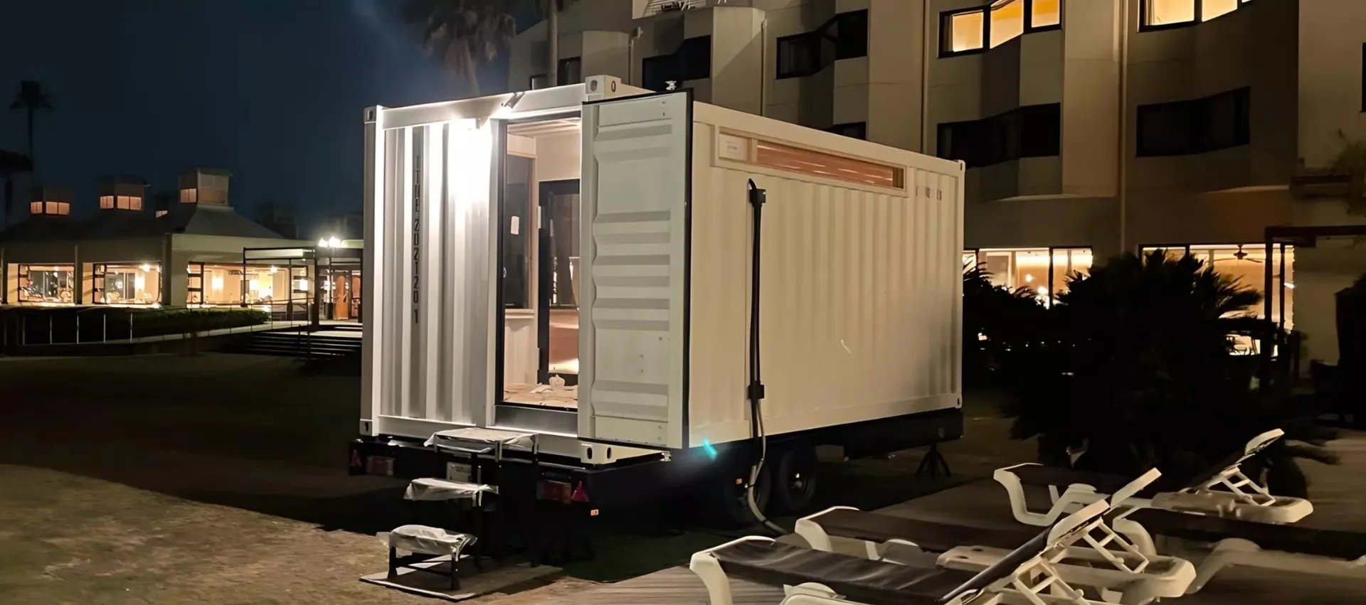 foremost container outdoor moveble saunas pod