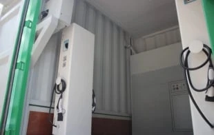 foremost container solar charging station