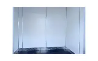 self storage shipping container internal insulation with stainless steel non slip flooring