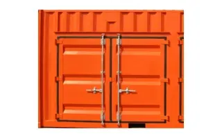 shipping container double opening cargo doors