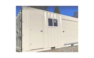 shipping container steel personnel entry doors
